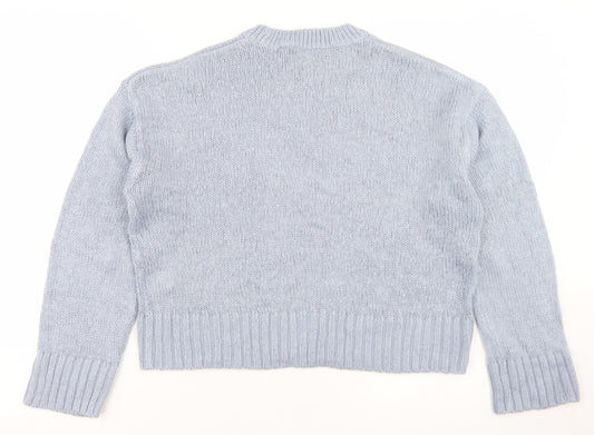 Womens UK Size S New Look Blue Pullover Jumper
