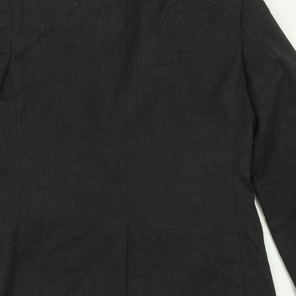 Mens UK Size 34 Moss London Regular Grey Suit Jacket