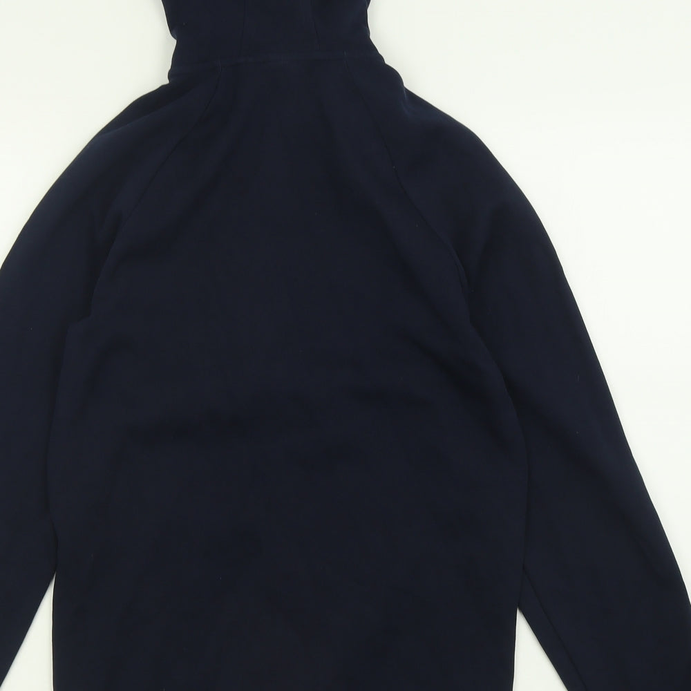 Mens UK Size XS Matalan Blue Full Zip Hoodie