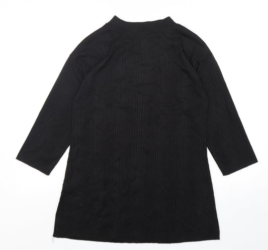 Womens UK Size 10 Papaya Black Pullover Jumper