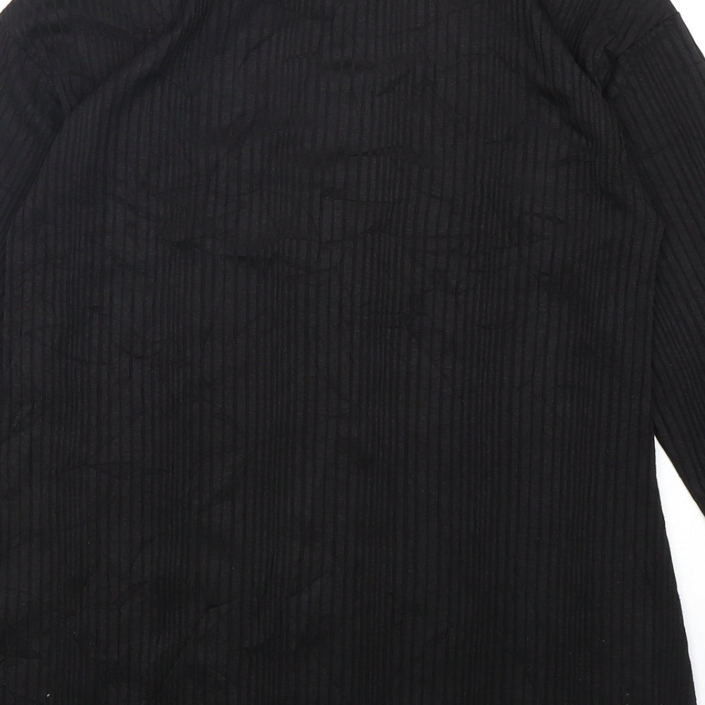 Womens UK Size 10 Papaya Black Pullover Jumper