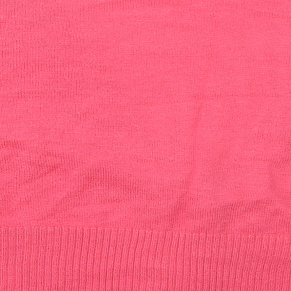 Womens UK Size 14 Marks and Spencer Pink Cardigan Jumper