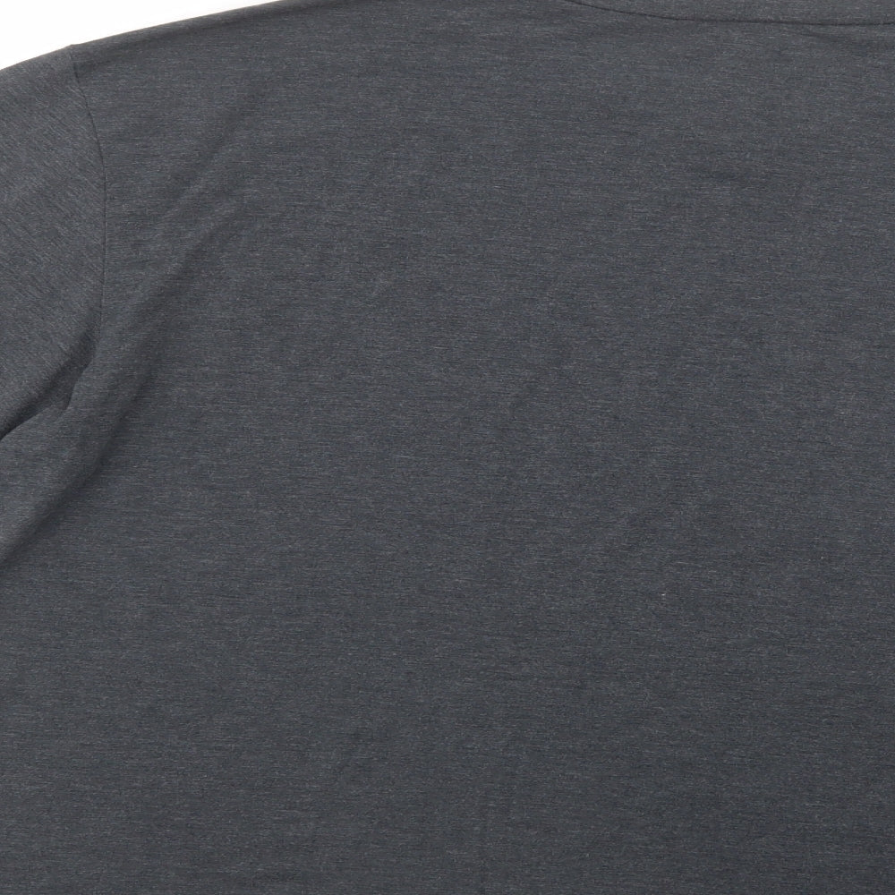 Nicole Marciano Womens Grey Cotton Tunic T-Shirt Size XL V-Neck