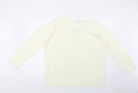 Womens UK Size XL Cashmasoft Ivory Pullover Jumper