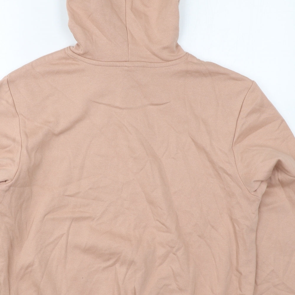 H&M Womens Pink Cotton Pullover Hoodie Size M Pullover - Heart