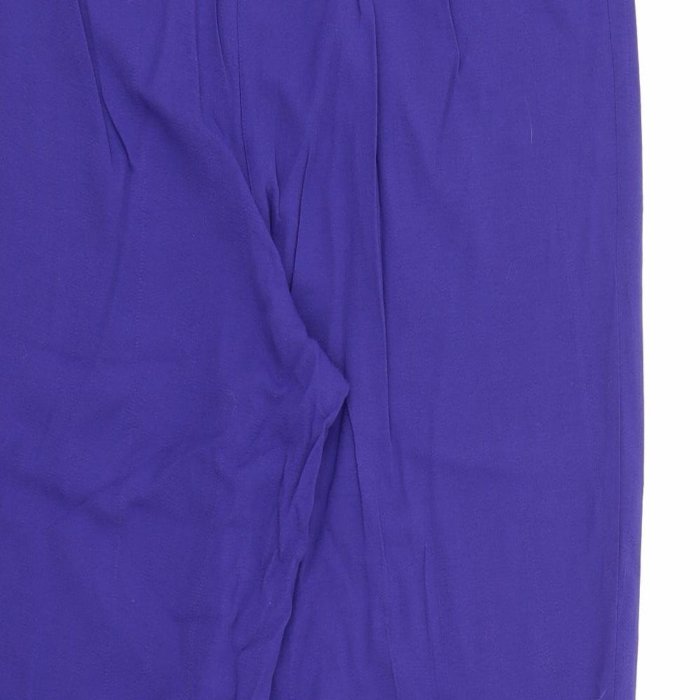 Womens UK Size 20 EWM Regular Fit Blue Trousers