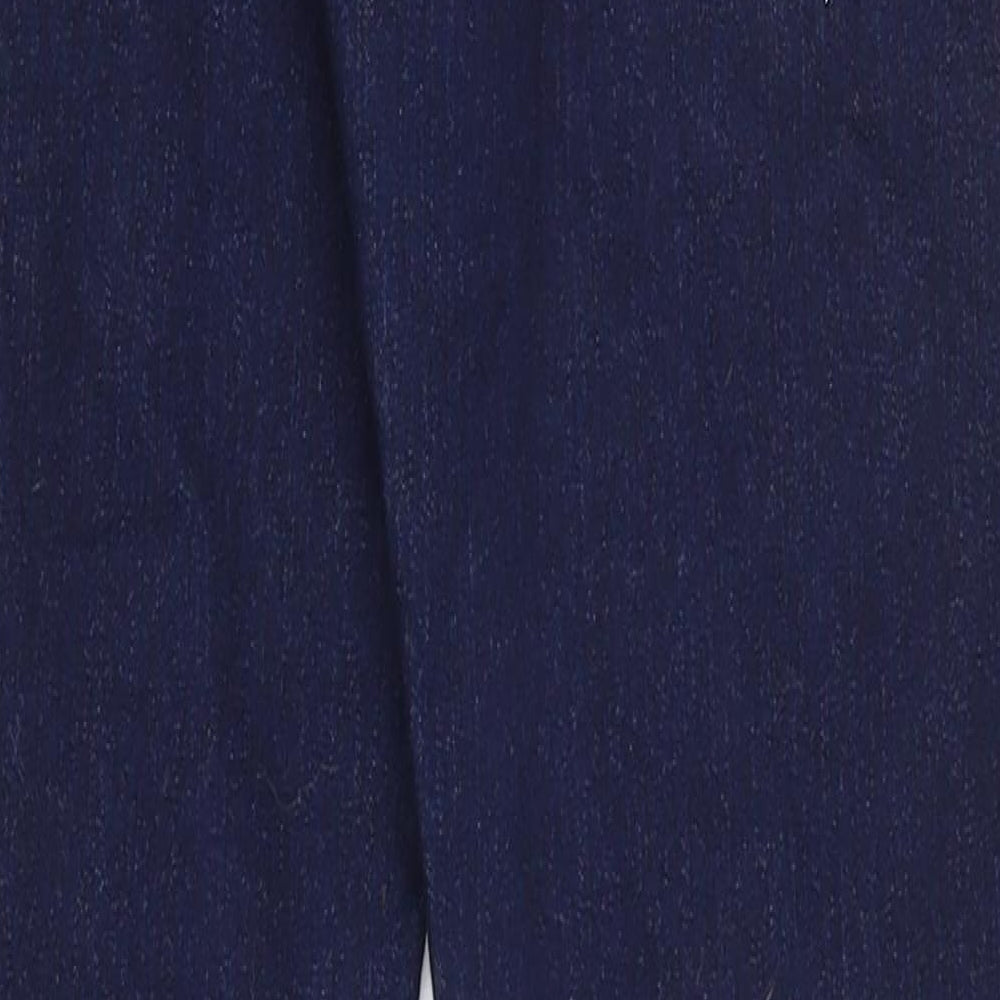 Denim & Co. Womens Blue Cotton Skinny Jeans Size 12 L30 in Regular Zip