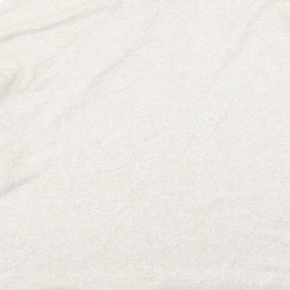 H&M Womens Beige Viscose Pullover Sweatshirt Size L