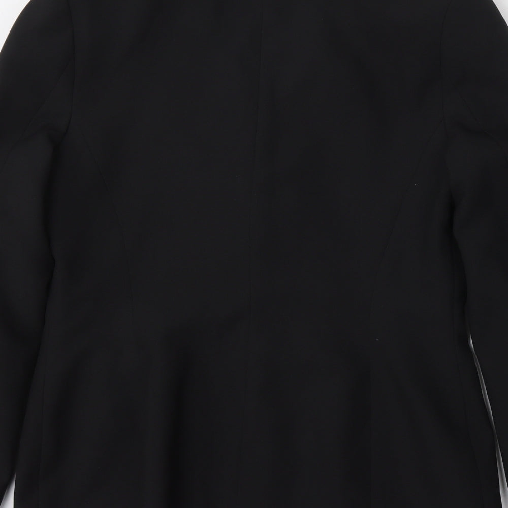 New Look Womens Black Polyester Jacket Suit Jacket Size 10