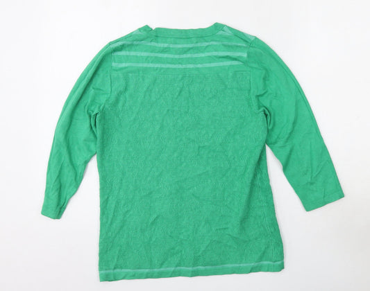 Womens UK Size 12 Per Una Green Pullover Jumper