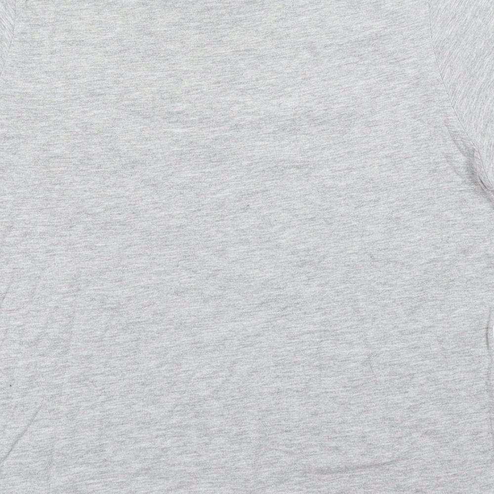 Primark Womens Grey Viscose Basic T-Shirt Size M Round Neck