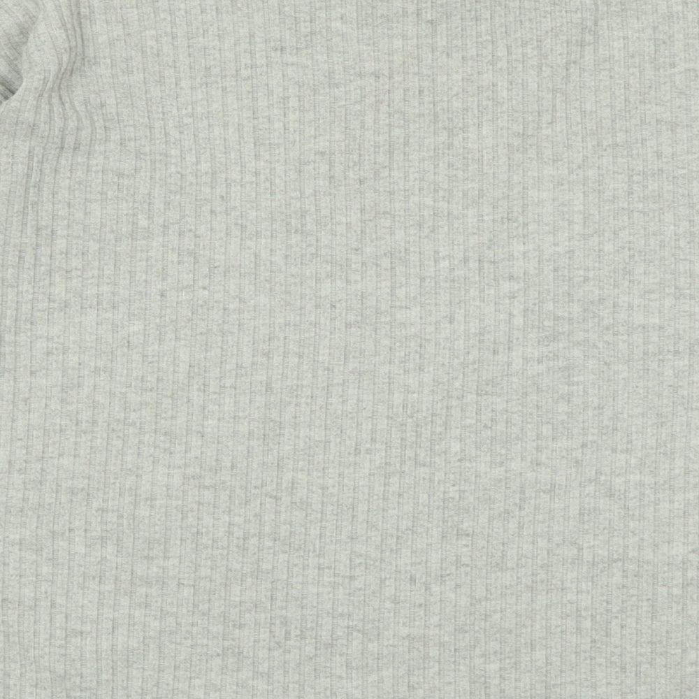 Primark Womens Grey Crew Neck Polyester Pullover Jumper Size S