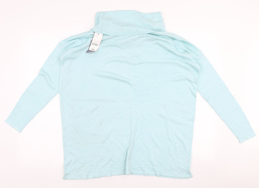 Womens UK Size S Bonmarche Blue Pullover Jumper