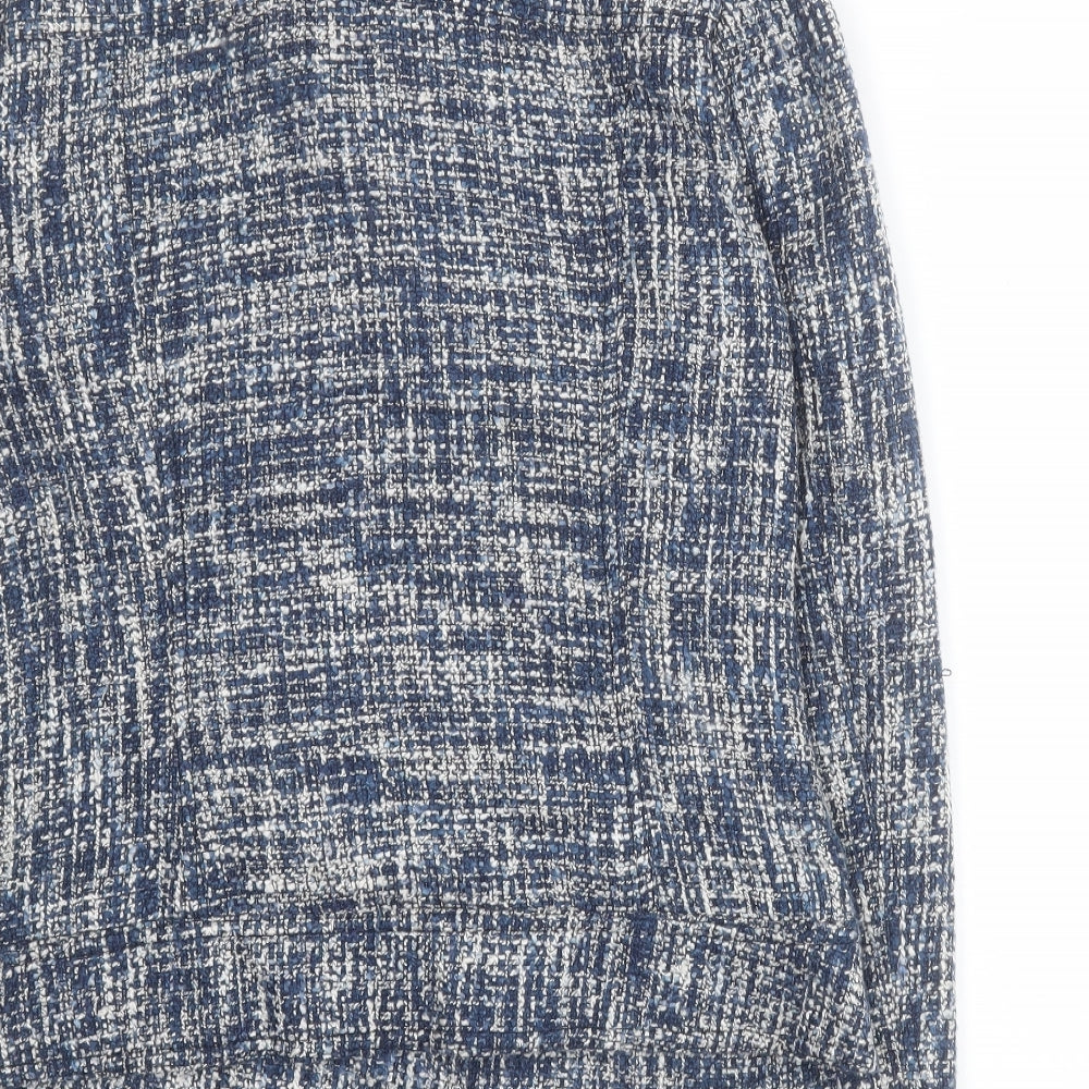 Matalan Womens Blue Jacket Size 12 Zip