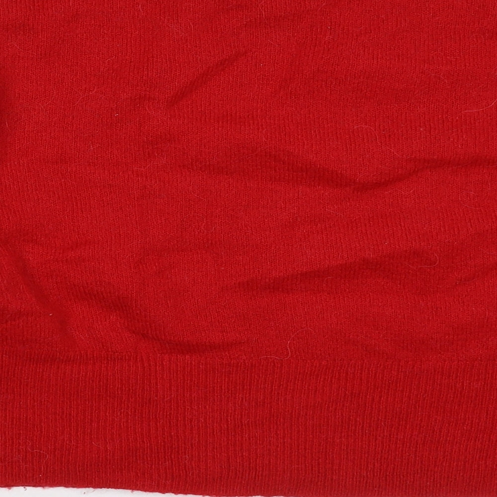 Womens UK Size 10 New Look Red Pullover Jumper