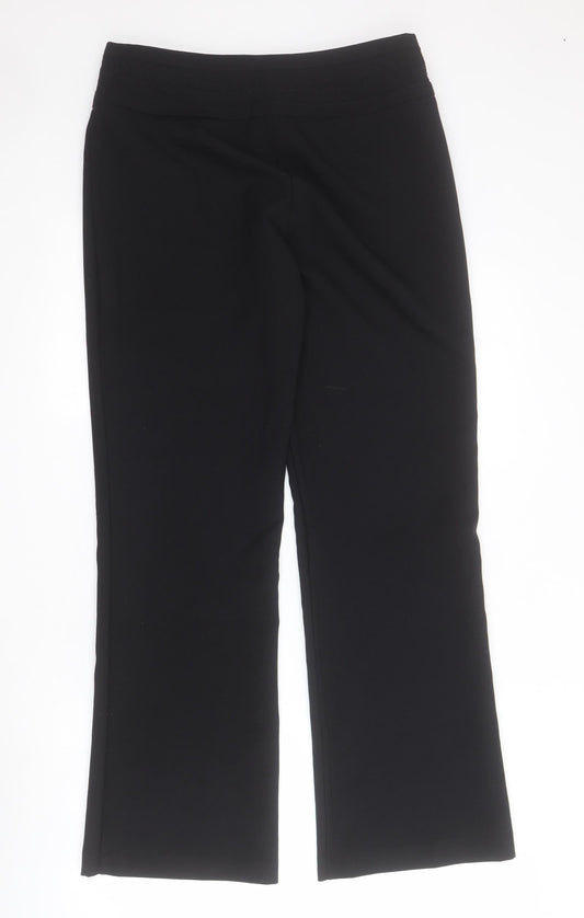 Womens UK Size 8 Evie Regular Fit Carrot Black Trousers