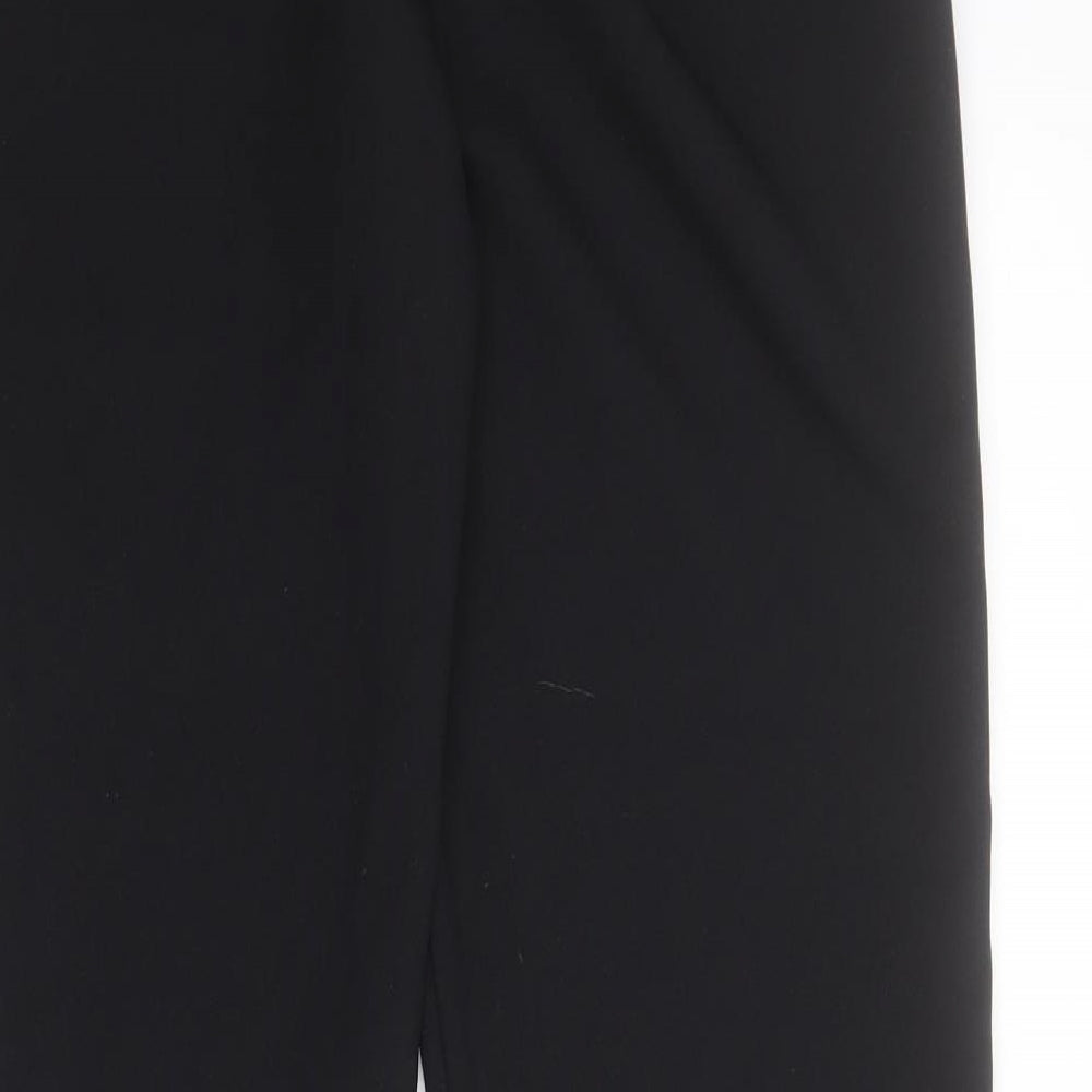 Womens UK Size 8 Evie Regular Fit Carrot Black Trousers
