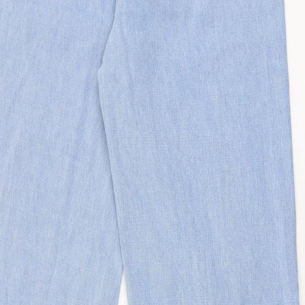 SheIn Womens Blue Cotton Mom Jeans Size XS L30 in Regular Zip