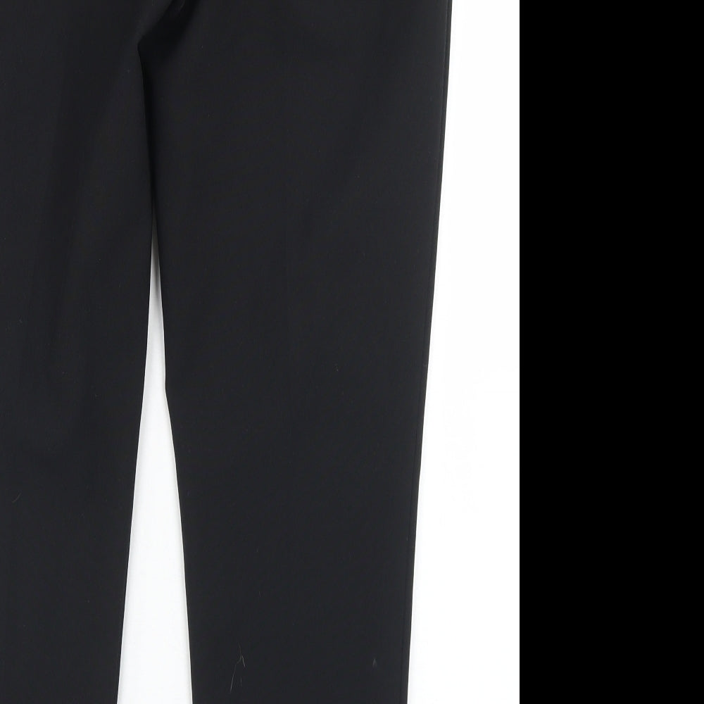 Primark Womens Black Polyester Dress Pants Trousers Size 12 L26 in Regular Hook & Eye