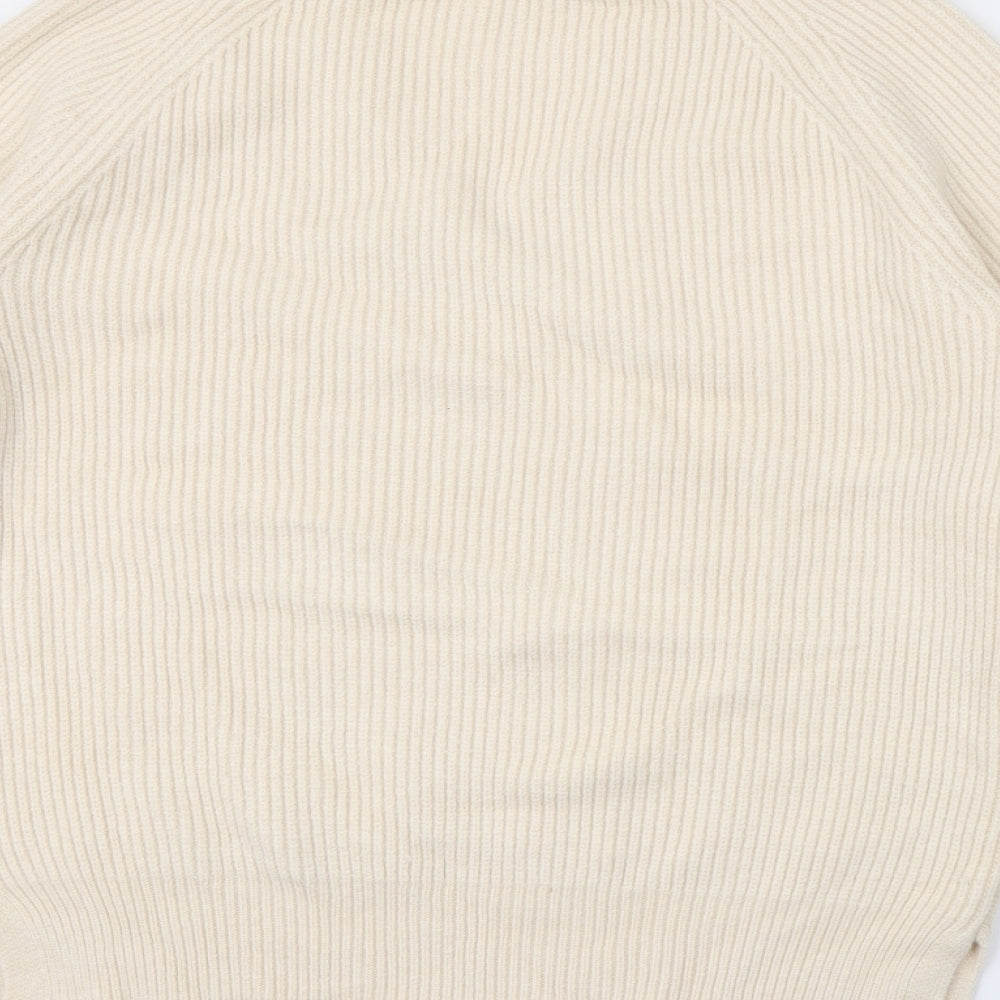 Womens UK Size S NEXT Ivory Pullover Jumper