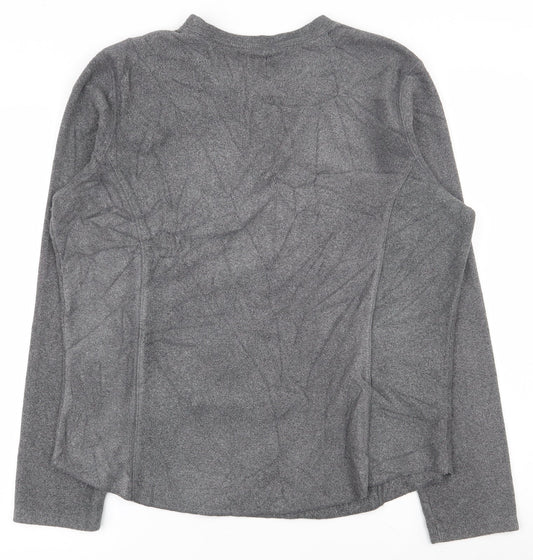 Gap Womens Grey Polyester Pullover Sweatshirt Size L Pullover