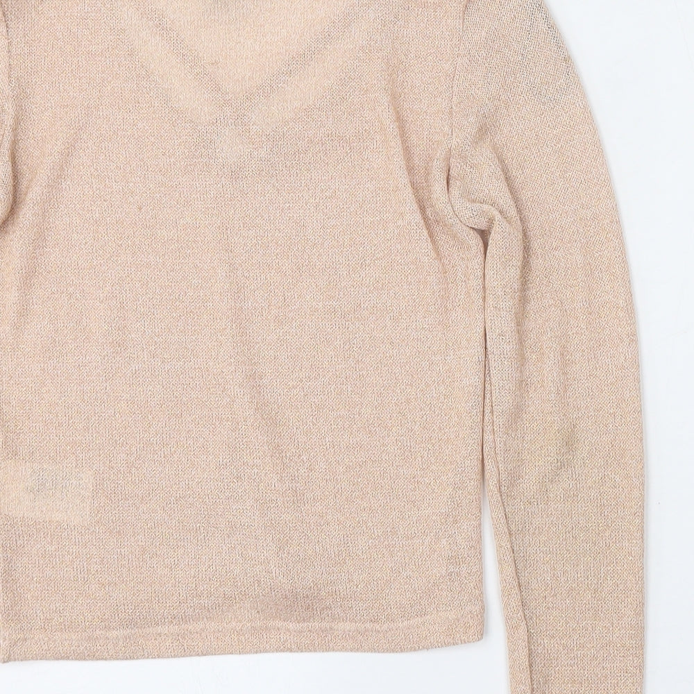 Womens UK Size S Divided by H&M Pink Basic Blouse