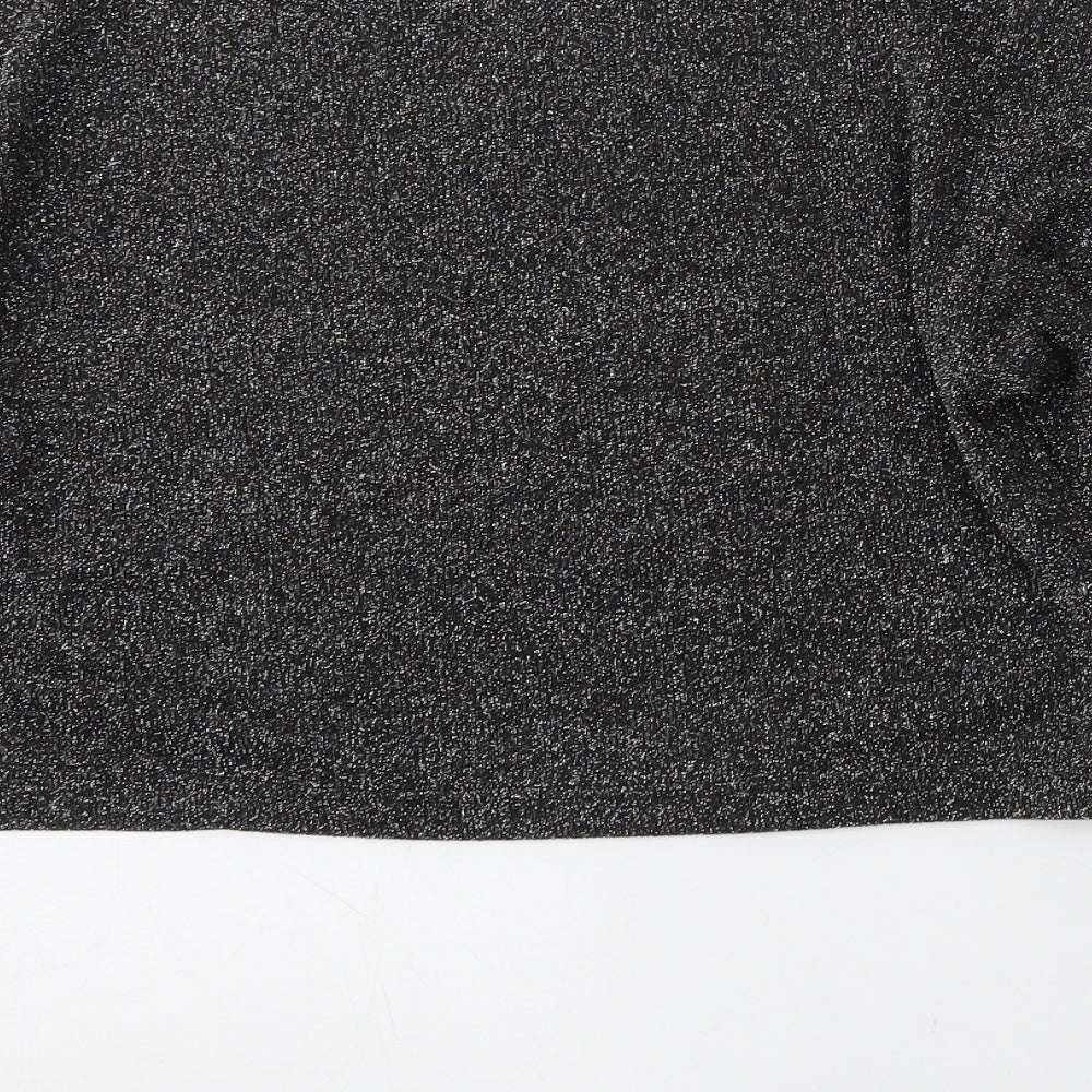 Womens UK Size S Divided by H&M Black Pullover Jumper