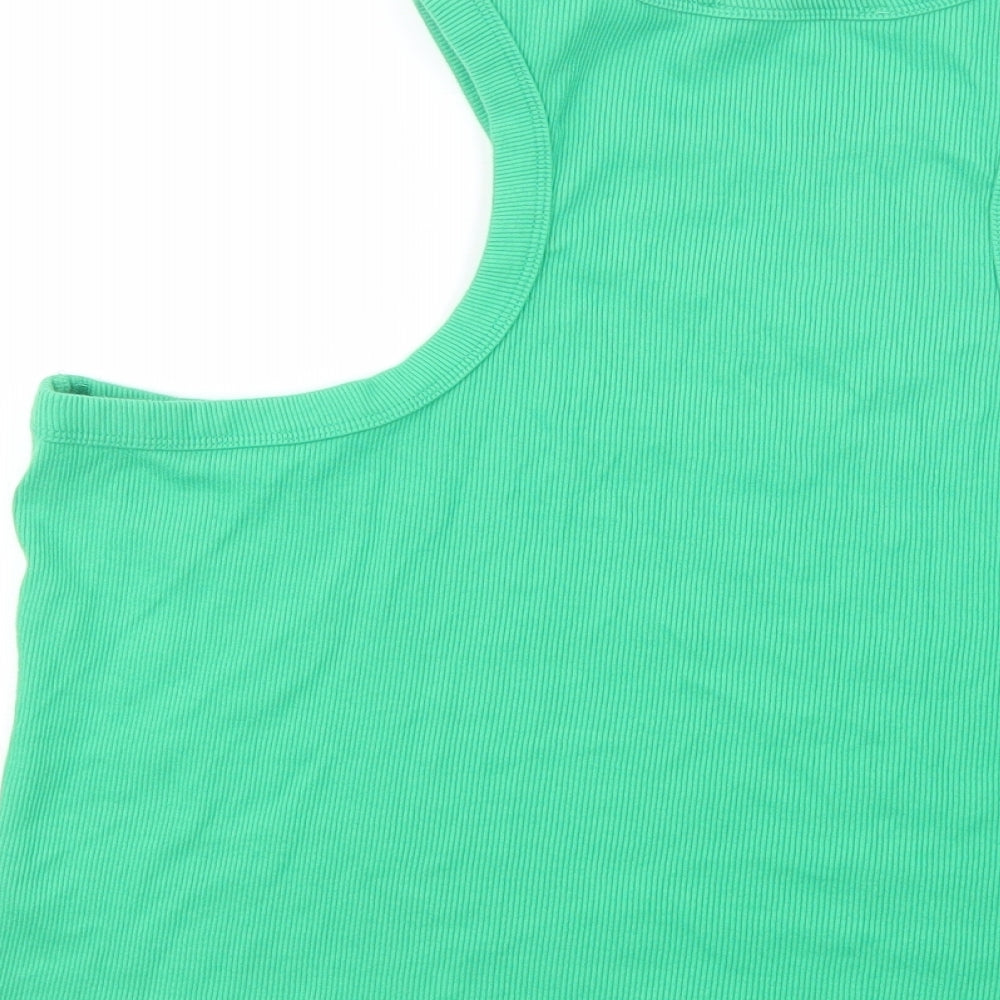 Womens UK Size 2XL Dunnes Stores Green Basic Tank