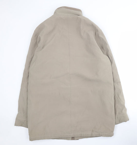 Mens UK Size S BHS Green Pea Coat