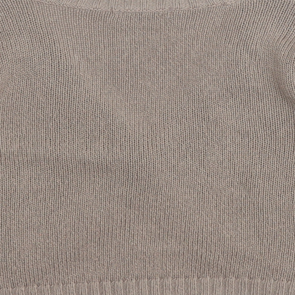 Womens UK Size 14 Marks and Spencer Brown Cardigan Jumper