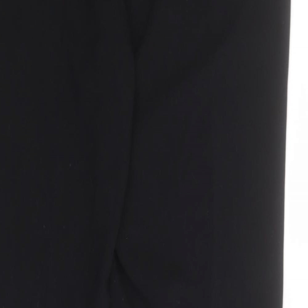 Womens UK Size 12 Marks and Spencer Regular Fit Black Trousers