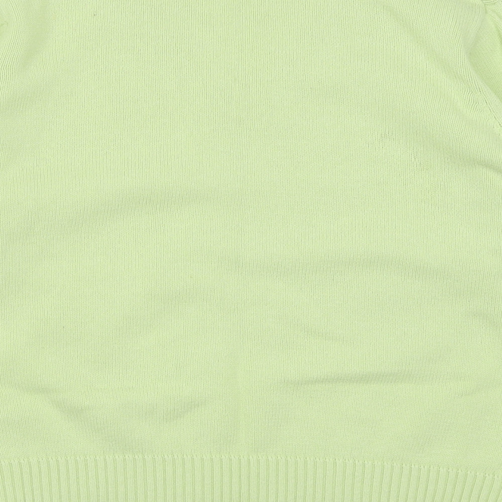 Womens UK Size 14 Damart Green Pullover Jumper