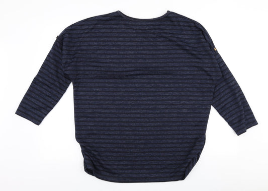 Womens UK Size 12 Preworn Blue Pullover Jumper
