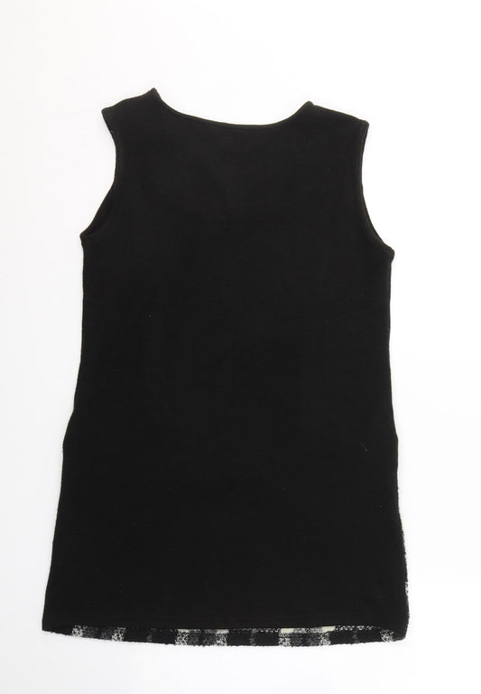 Womens UK Size 10 CULTURE Black Tunic Jumper