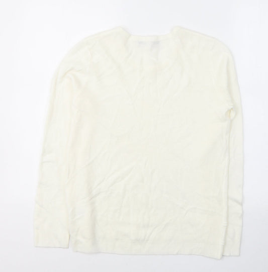 Womens UK Size M VIDA VI White Pullover Jumper