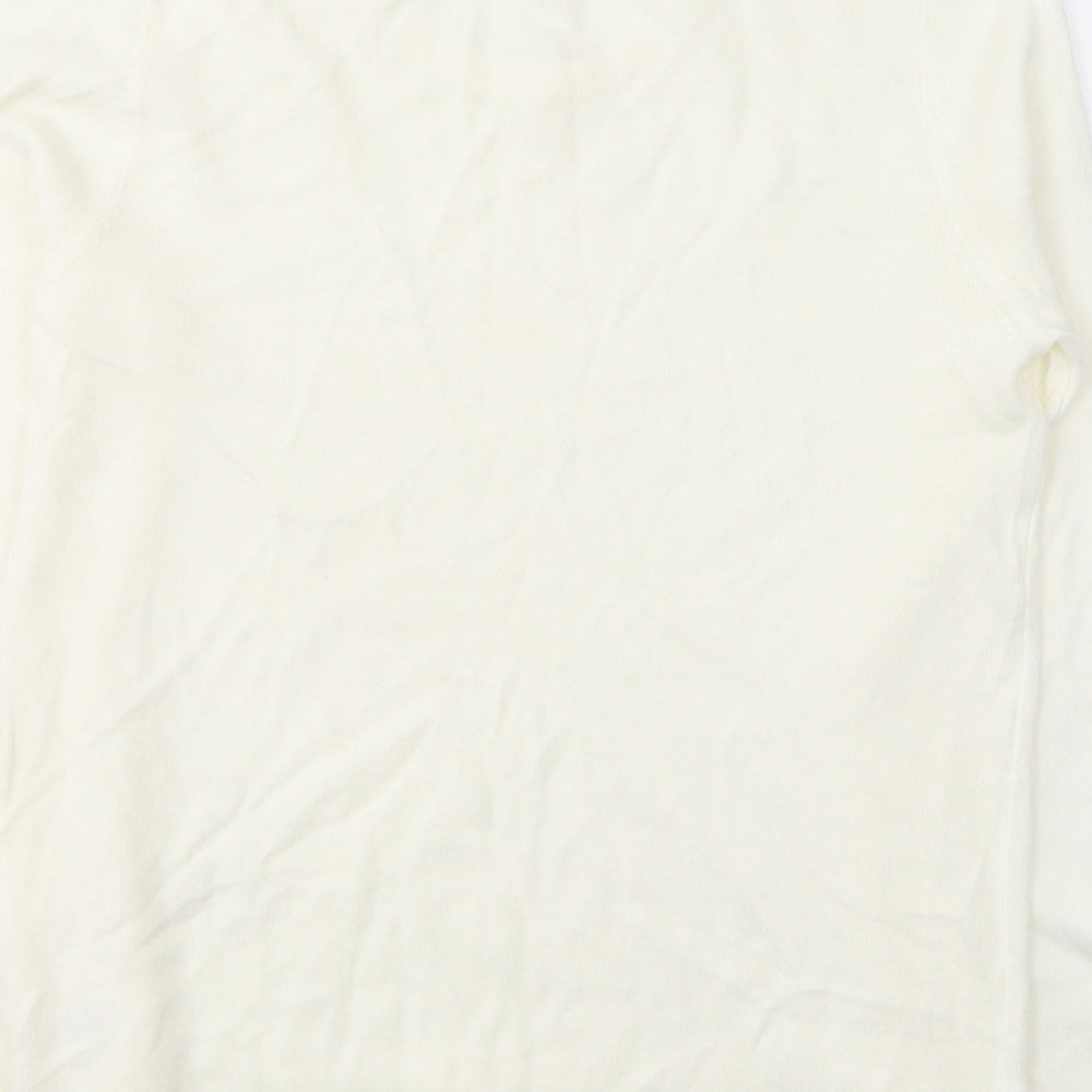 Womens UK Size M VIDA VI White Pullover Jumper