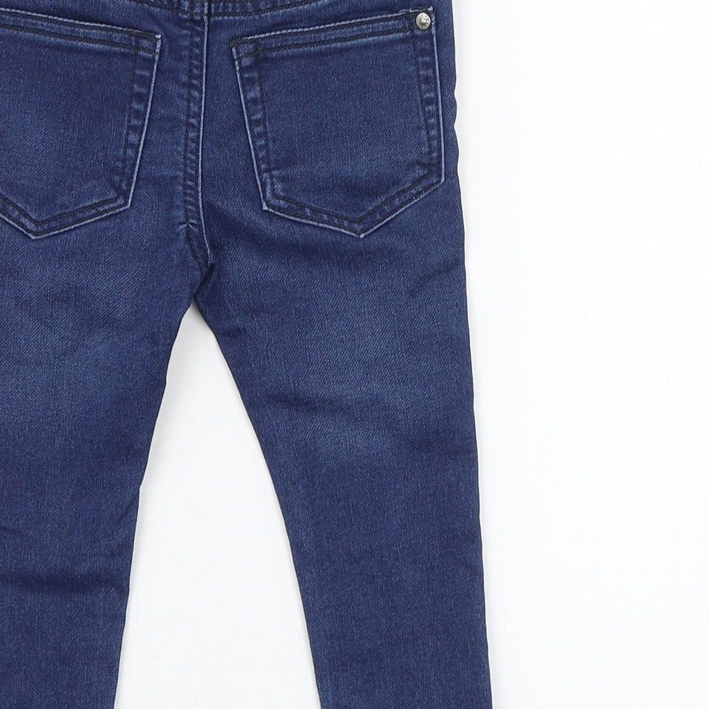 Dunnes Stores Boys Blue Cotton Capri Jeans Size 9 Months Pullover