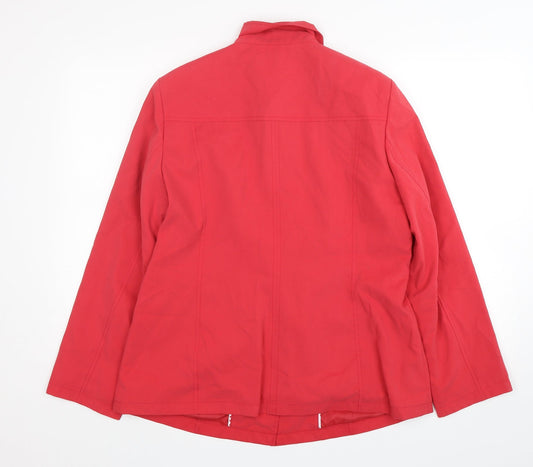 Womens UK Size 14 Marks and Spencer Red Jacket