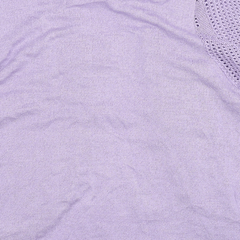 Womens UK Size M Insight Purple Cardigan Jumper