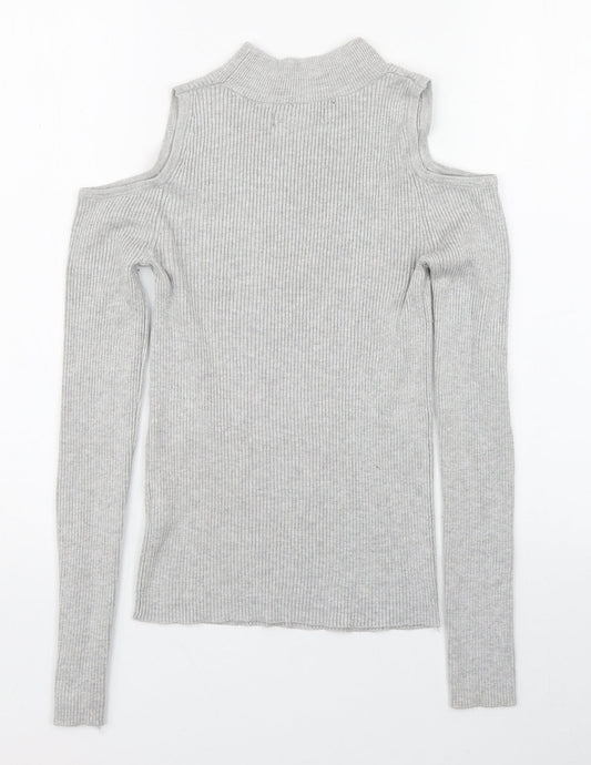 Womens UK Size 8 Primark Grey Pullover Jumper