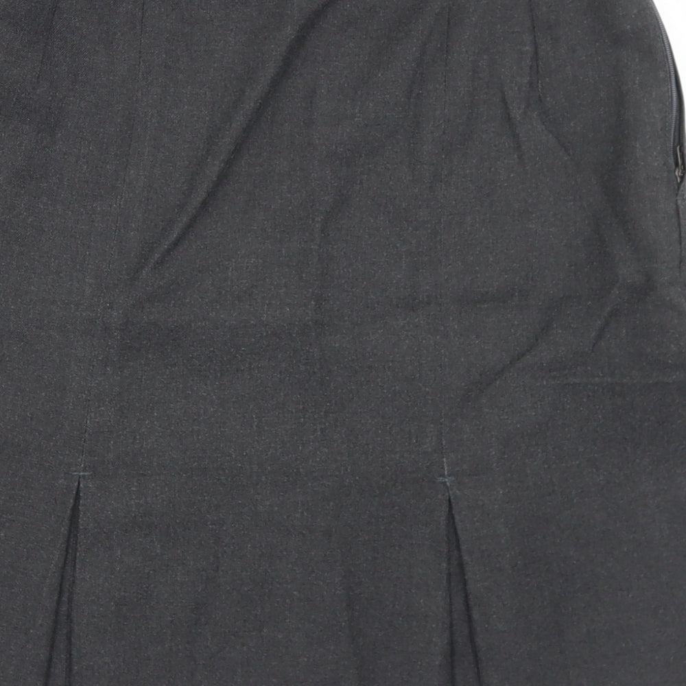 Whites Girls Grey Polyester Paperbag Shorts Size 15 Years Regular Buckle - school wear
