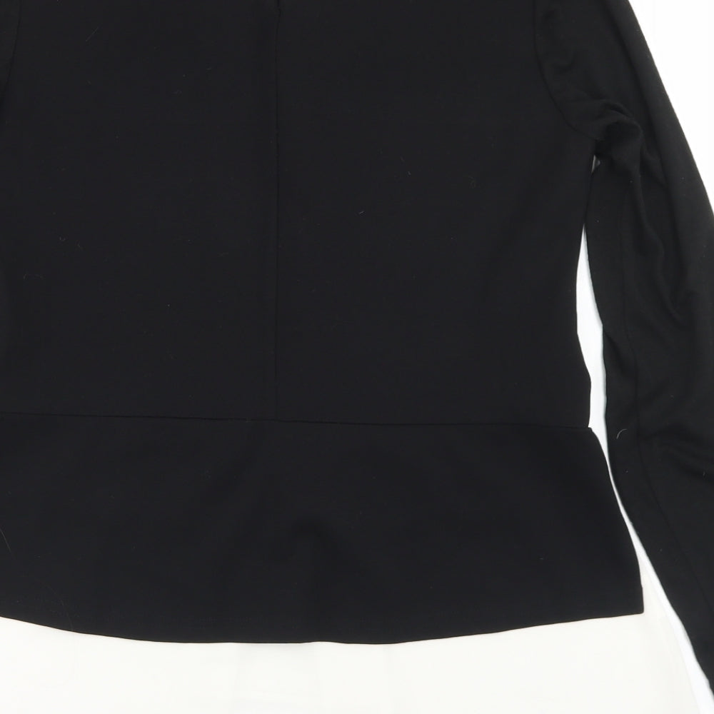 Womens UK Size M Rinascimento Black Basic T-Shirt