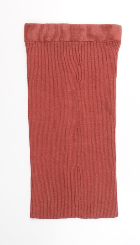 Glamorous Womens Red  Cotton A-Line Skirt Size 2XS