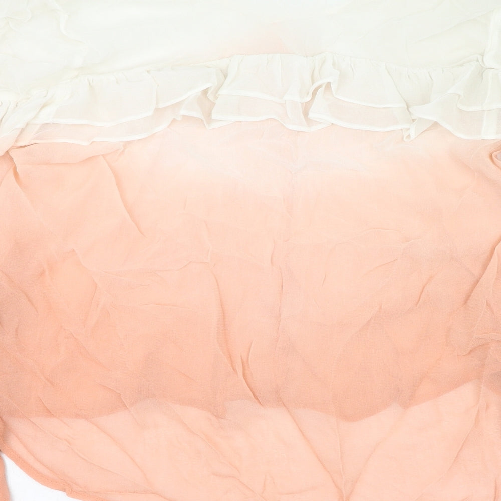 Womens UK Size 10 NEXT Pink Basic Blouse