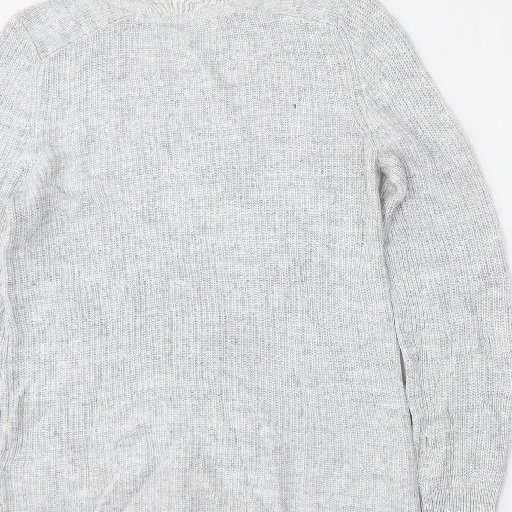 Womens UK Size 10 NEXT Grey Pullover Jumper