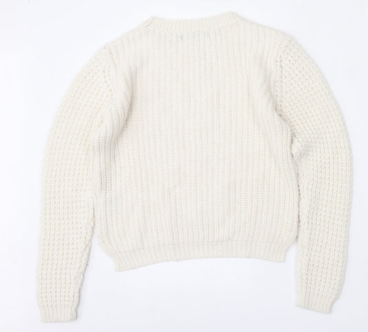 Womens UK Size 10 Select Beige Pullover Jumper