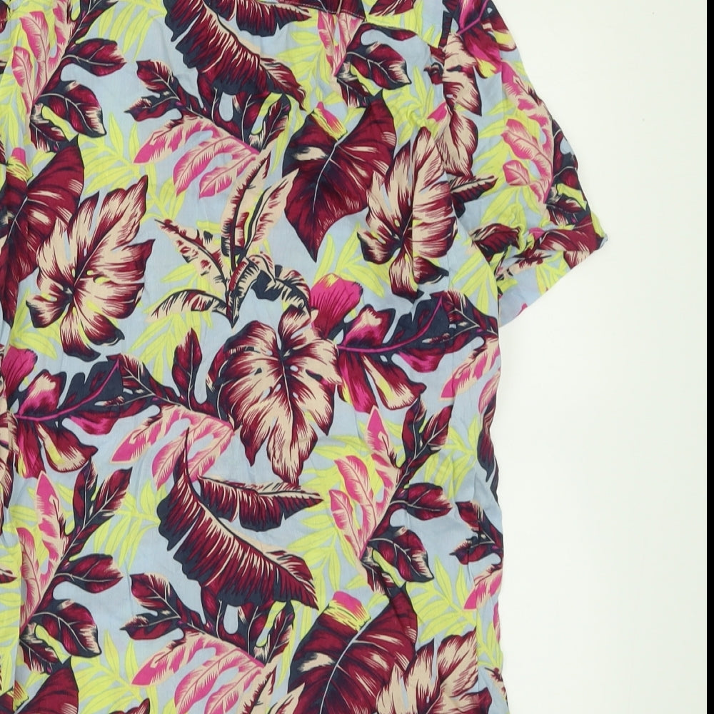 Womens UK Size S NEXT Multicoloured Basic Button-Up