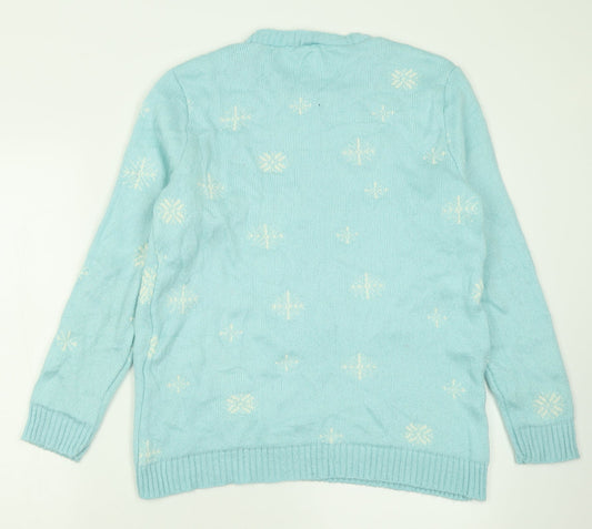 Womens UK Size M Store Twenty One Blue Pullover Jumper