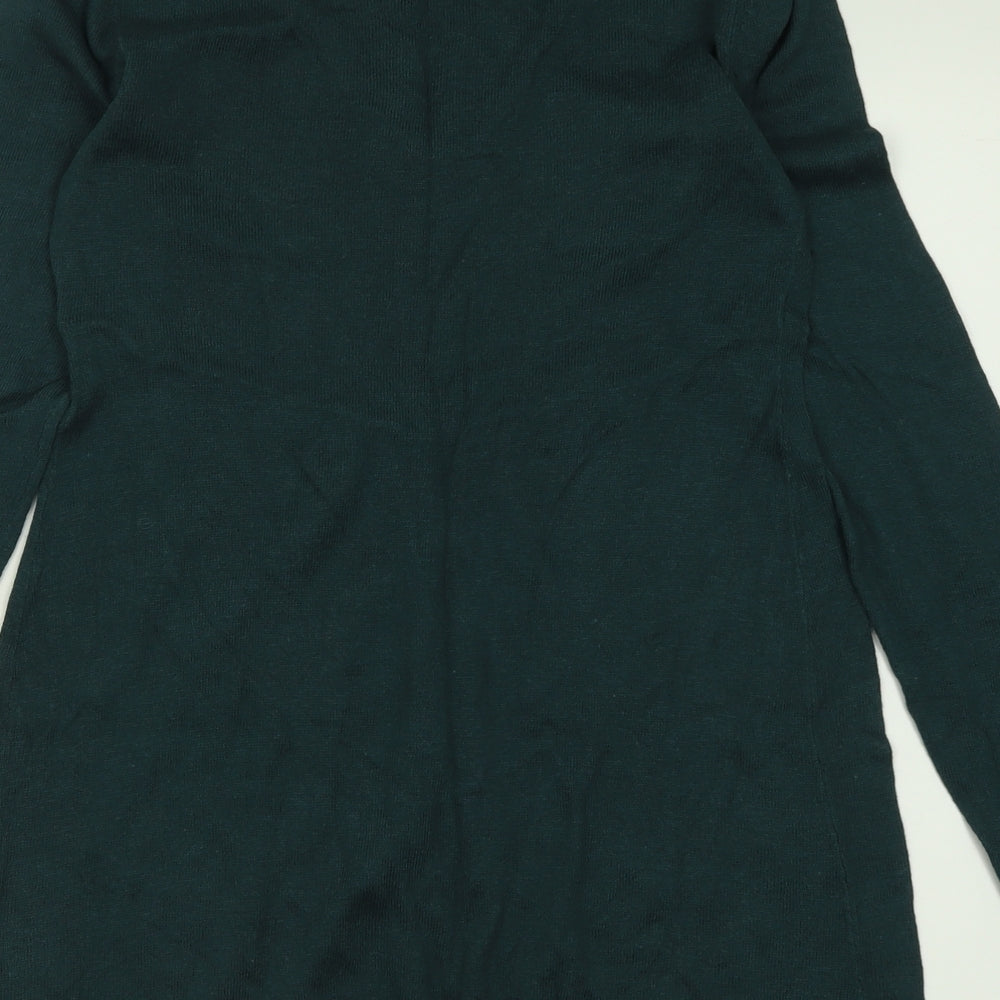 Womens UK Size M H&M Green Pullover Jumper