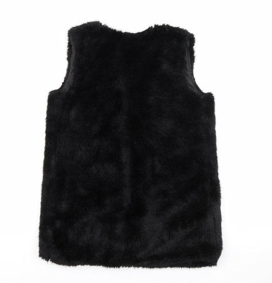New Look Womens Black Gilet Jacket Size 10